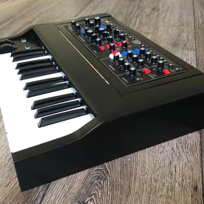 Custom 25 Note Keybed & Enclosure for Behringer Model D 2019 Black Stain image 2