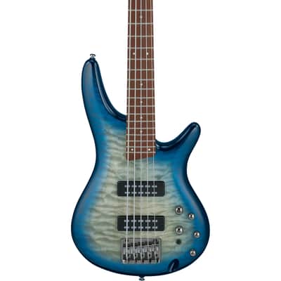 Ibanez Standard SR405EQM-SCB Stained Cosmic Blue Starburst - 5-String Electric Bass imagen 4