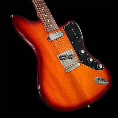 Tone Bakery Jazzbird T with Warmoth Roasted Neck and Dimarzio Pickup - Tobacco Sunburst image 3