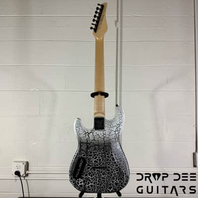 Schecter USA Custom Shop John Browne Signature Zenith 7 Baritone 7-String Electric Guitar w/ Case - Fracture White image 15
