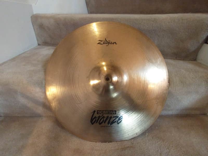 Zildjian Vintage schmitar 18 in crash ride cymbal clean condition image 1