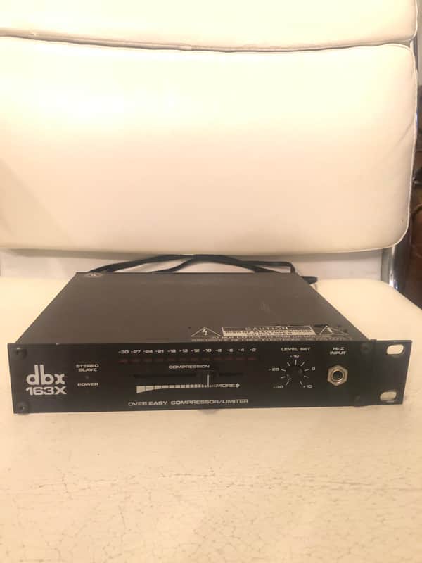 dbx 163X Over Easy Compressor / Limiter 1990s - Black image 1