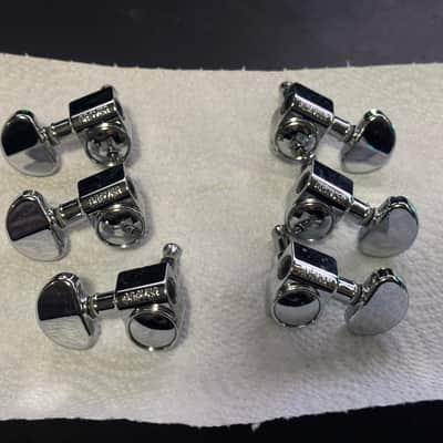 Grover 406C Mid-Sized Rotomatic Tuning Machines Set - Chrome image 1