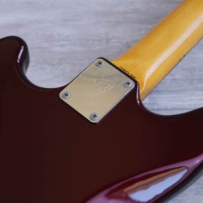 2006 Fender Japan MG73-85CO '73 Reissue Competition Mustang (Old Candy Apple Red) image 10