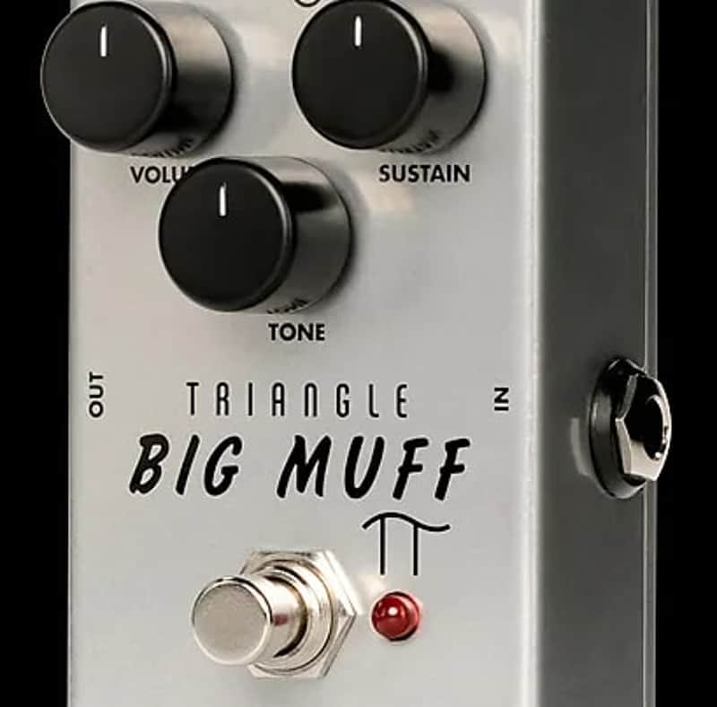 Mint Electro-Harmonix Triangle Big Muff Pi - Silver image 1