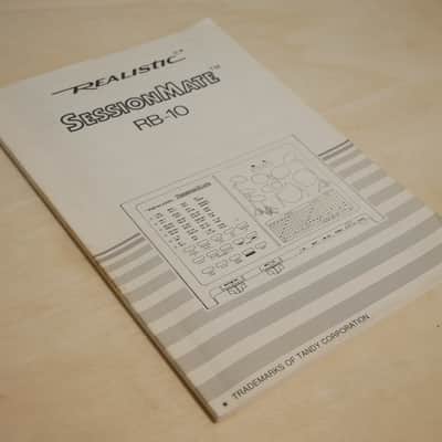Realistic • Sessionmate RB-10 [Vintage Drum Machine] w/box & manual image 13