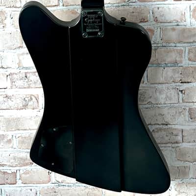 Epiphone Goth Thunderbird IV Bass Guitar 2008 - Matte Black image 7