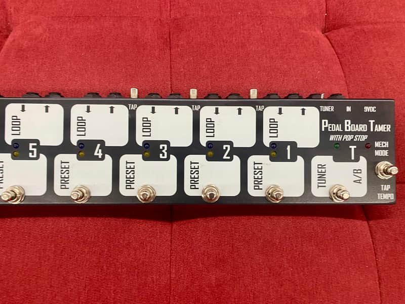 Cusack Music PBT9 Pedal Board Tamer w/ Pop Stop (9 Loop