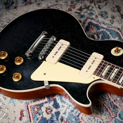 2025 Gibson Custom Shop Les Paul 56' Murphy Lab Ultra Light Aged Black Sparkle image 17