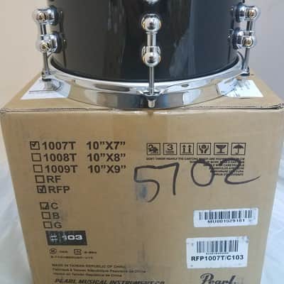 Pearl Pre-Order Reference Pure 10x7" Piano Black Tom Drum | Special Order |  Ships Worldwide | Authorized Dealer image 8