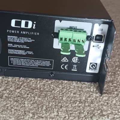 Crown CDi 6000 2-Channel 2100-Watt Power Amplifier 2010s - Black and Silver image 14