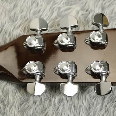 Vintage 1970's made Yamaha Acoustic Guitar FG-152 Orange Label Made in Japan image 16
