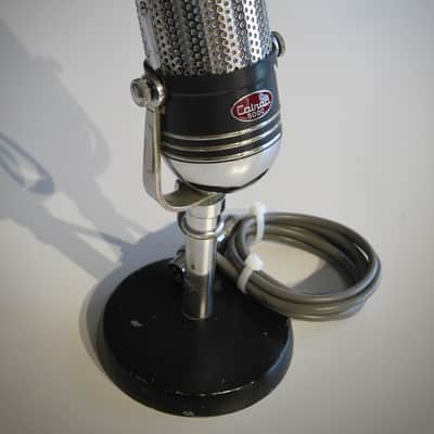 Calrad 500C Microphone Desk Mic with stand Circa-1960s-Chrome & Black` image 5