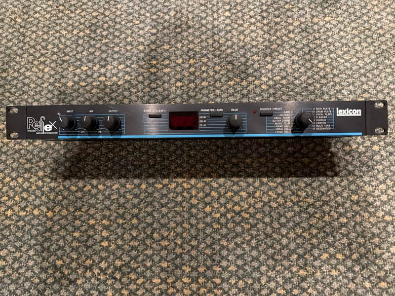 Lexicon Reflex Dynamic MIDI Reverberator 1990s - Black image 1