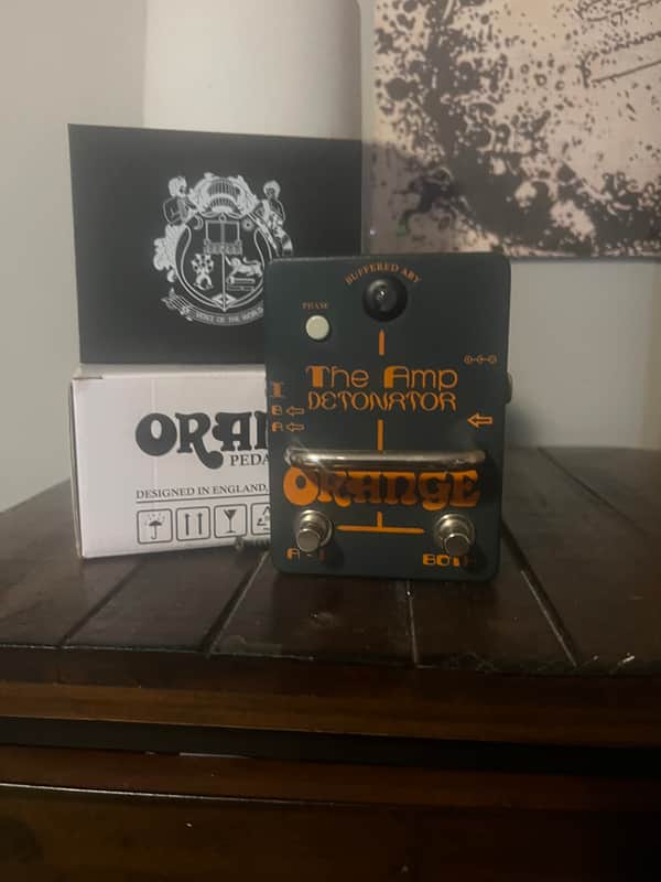 Orange Amp Detonator Buffered Active ABY Switcher 2010s - Black image 1