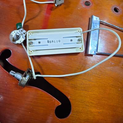 Vintage RARE 1968 Harmony H53 Rocket DeArmond Pickup Upgraded Electronics New Strings Pro Setup Original Soft Shell Case image 16