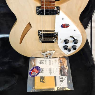 Rickenbacker 330 Maple Glo Semi-Hollow Guitar, w/HSC image 1