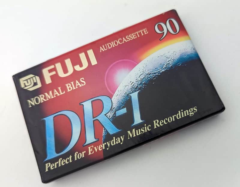 Fuji DR-I 90 Minutes Blank Audio Cassette Tape - Sealed - Brand New image 1