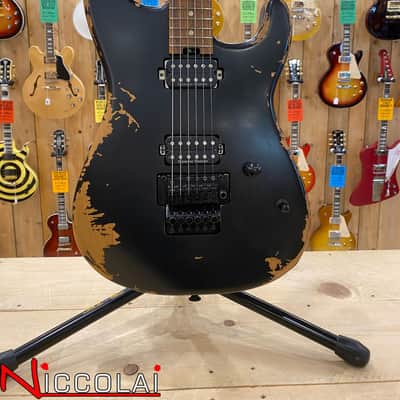 CHARVEL Pro-Mod Relic San Dimas Style 1 HH FR PF, Pau Ferro Fingerboard, Weathered Black image 11