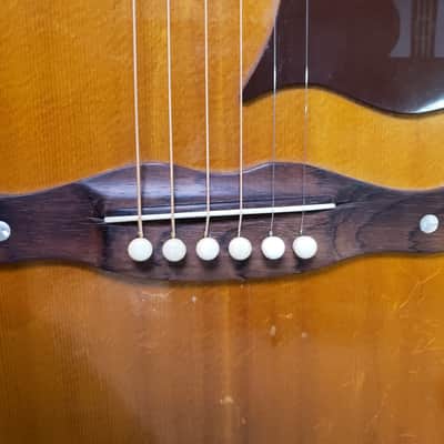 1968 Harmony H-167 Fender Headstock Style Moustache Bridge Pro Setup Gigbag image 3