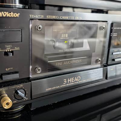 Victor TD-V721 (JVC TD-V1010) 3-Head Cassette Deck image 4