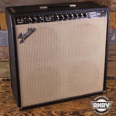 1965 Fender Super Reverb 2-Channel 40-Watt 4x10" Guitar Combo image 1