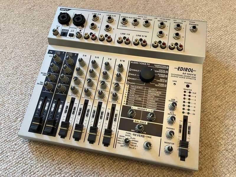 Roland Edirol M100FX Mixer/USB interface/effects unit image 1