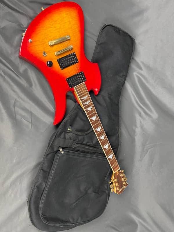 Burny MG-85X Mockingbird Fernandes 1990's Cherry Burst | Reverb