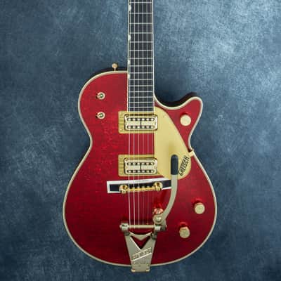 Gretsch G6129TG-59VS Limited Edition Sparkle Jet Ebony Red Sparkle image 1