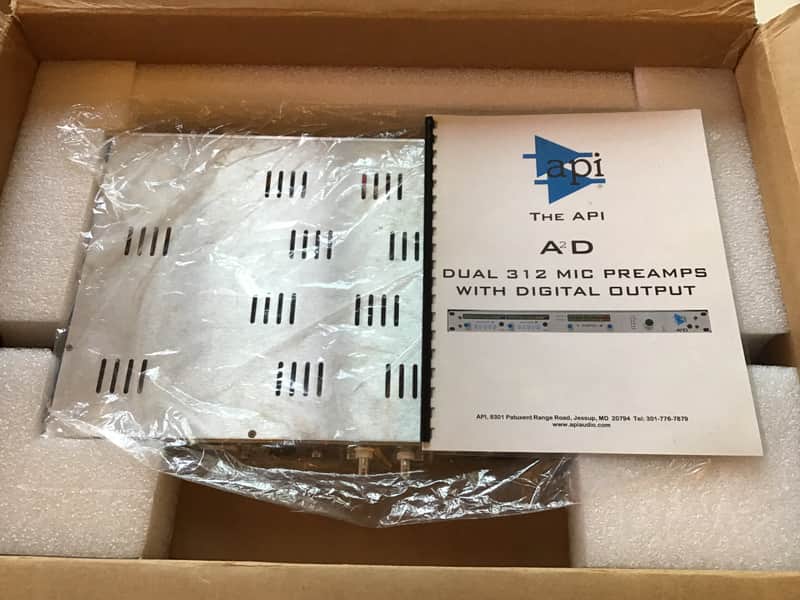 API A2D Dual Mic Preamp and Converter with API 312 preamps image 1