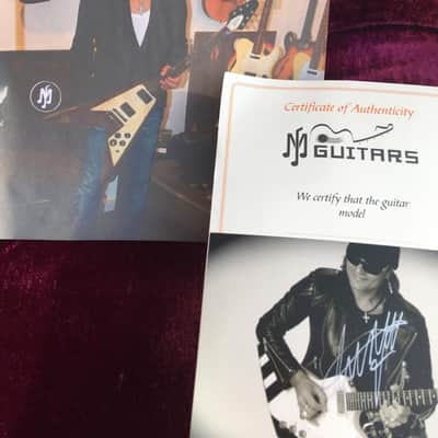 Gibson Medallion Flying V ex Scorpions Matthias Jabs 1972 - Wine Red image 3