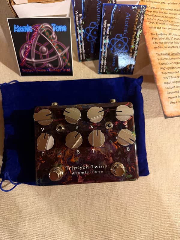 Atomic Tone Triptych Twins 2020s - Custom Swirl image 1