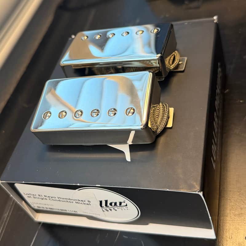 Lollar El Rayo Humbucker Neck and Bridge Set 2024 - Nickel image 1