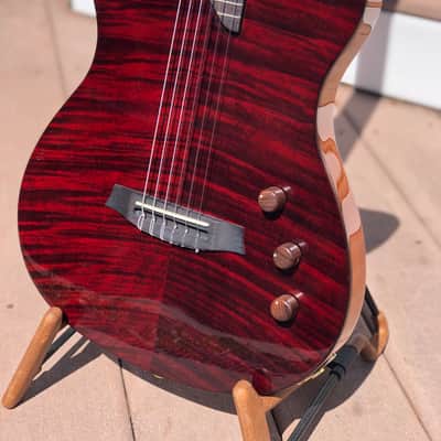 Cordoba Limited Edition Stage Nylon-string Acoustic-electric Guitar Garnet w/Padded Gig Bag image 2
