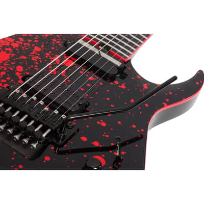 Schecter Sullivan King Banshee 7FRS - Obsidian Blood image 8