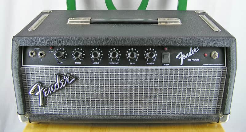 Vintage Fender SK100B 100W Bass Head | Reverb