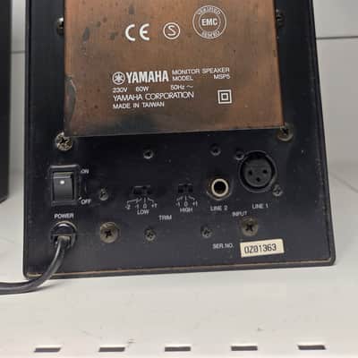 Yamaha MSP5 Powered Studio Monitor Pair 2011 - Present - Black image 4