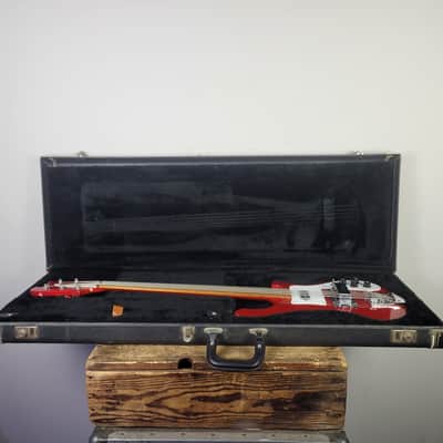 1986 Rickenbacker Five String 4003S/5 - Ruby Red With OHSC image 25