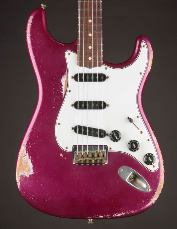 Fender Masterbuilt Andy Hicks 1960 Stratocaster Ruby Star Red Metallic Heavy Relic (USED, 2025) image 1