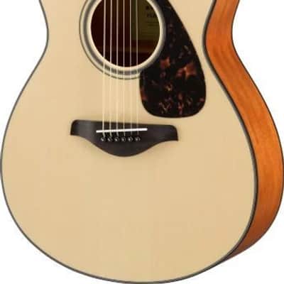 Yamaha FS800 Concert Natural Acoustic Guitar image 1