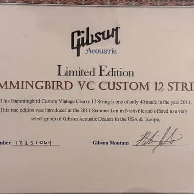 2011 Gibson Hummingbird VC Custom Shop 1 of 40 image 18