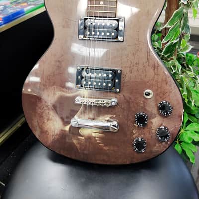 Washburn WI16 G15 Electric Guitar 2004 - Antique Brown with Art Work image 2
