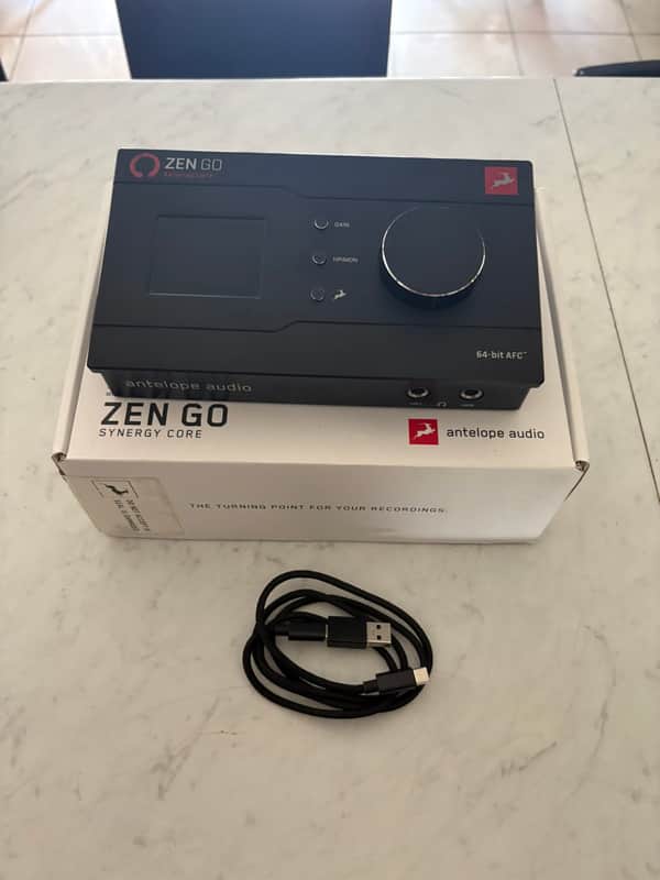 Antelope Audio Zen Go Synergy Core USB Type-C Audio Interface 2021 - Present - Black image 1