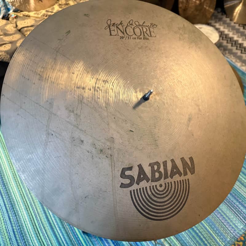 ✨🎥 Sabian 20” Jack DeJohnette Encore Flat Ride SUPER RARE Original Run 1999 VIDEO DEMO 1853 grams image 1
