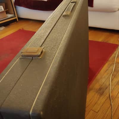 Vox Organ Stand 1960s Chrome Vox Jaguar Z Stand exel conditio W/ Cross Bars, wing nut and hardware & Old Case image 6