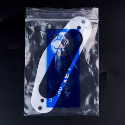 PVC Pickup Mounting Ring Plate for Tele Neck Pickup ,1ply White (H04) image 4