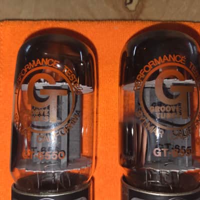 Groove Tubes Gold Series GT-6550-R Matched Power Tubes Medium Duet 2010s - Standard image 2