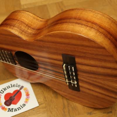Kamaka HF-38 Curly Koa 8-String Tenor #4004 image 4