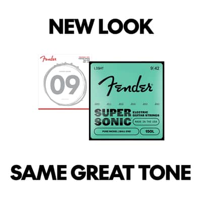 Fender SUPERSONIC 150L Pure Nickel Ball End Electric Guitar String - 009-.042 image 5