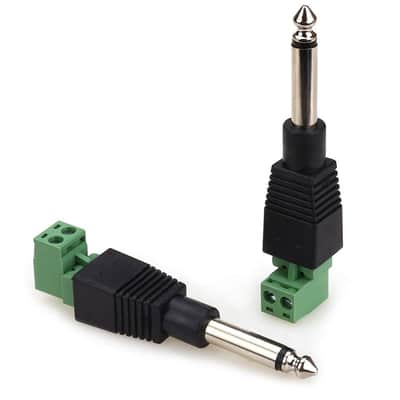 Ts 1/4 Inch Jack, 6.35Mm Mono Male Plug For Guitar/Speaker/Microphone Cable That Can Be Solderless Screw - 2 Pack image 4